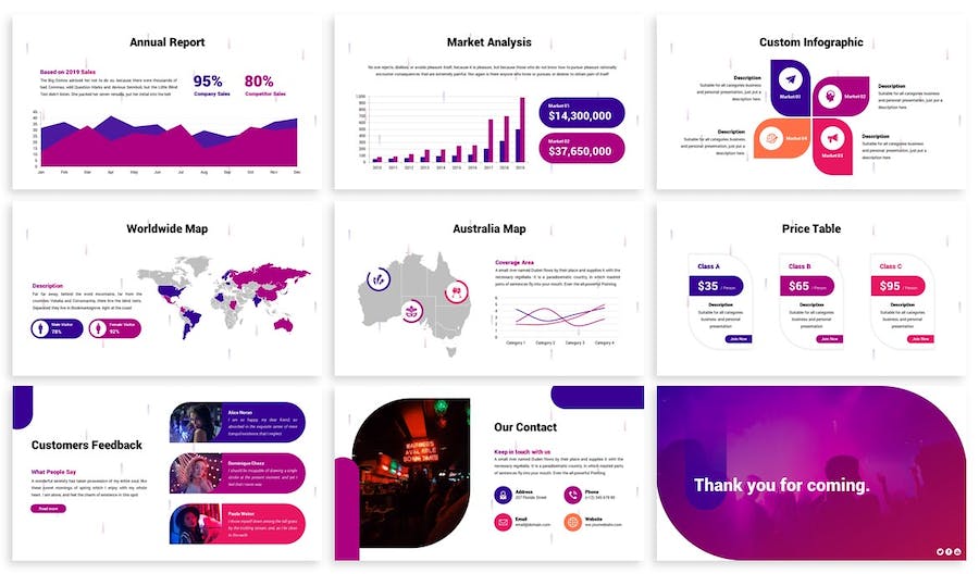 创意设计摘要展示PPT模板 - 顶尖PPT
