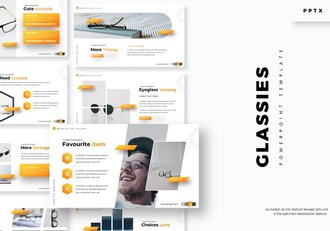 眼镜行业产品简介PPT模板 - 顶尖PPT