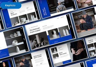 商务项目展示工作方案汇报Keynote模板 - 顶尖PPT