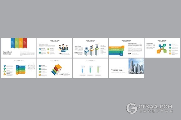 80页欧美简约商务PPT模板 - 顶尖PPT