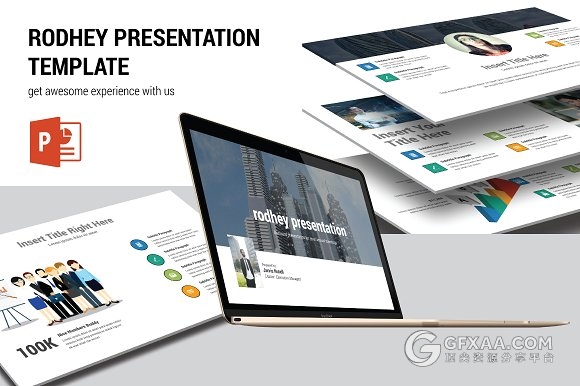 80页欧美简约商务PPT模板 - 顶尖PPT