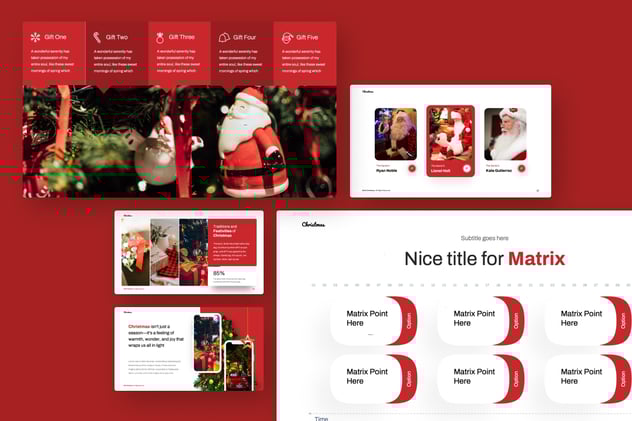 圣诞节派对活动策划方案PPT模板 - 顶尖PPT