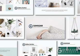 55页简约文艺风格PPT模板 - 顶尖PPT