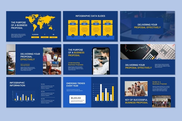 技术业务提案PPT模板 - 顶尖PPT