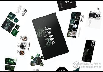 黑白搭配简约文艺风格keynote模板 - 顶尖PPT