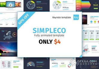 93页高端商务数据统计分析keynote模板 - 顶尖PPT