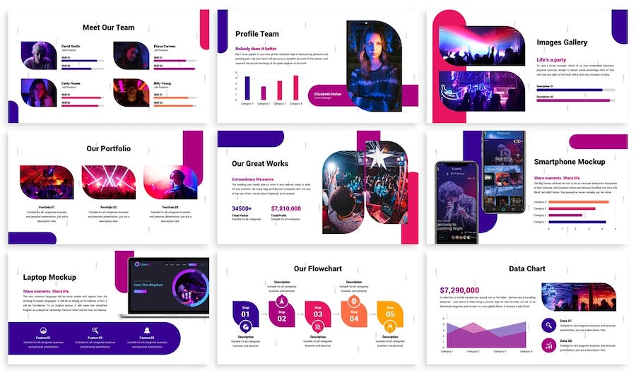 创意设计摘要展示PPT模板 - 顶尖PPT