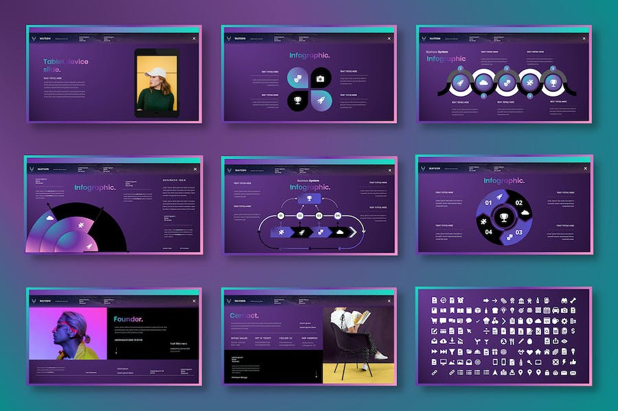 商务业务融资计划书Keynote模板 - 顶尖PPT