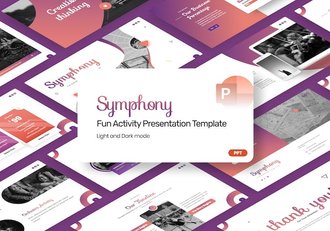 交响乐演奏现场音乐活动策划PPT模板 - 顶尖PPT