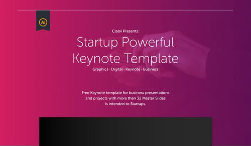 32页极简线条工作总结计划keynote模板 - 顶尖PPT