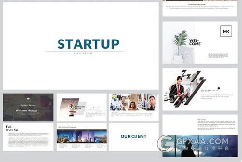 70多页业务合作公司团队介绍keynote模板 - 顶尖PPT