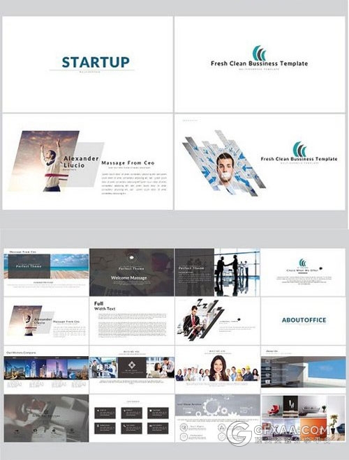 70多页业务合作公司团队介绍keynote模板 - 顶尖PPT