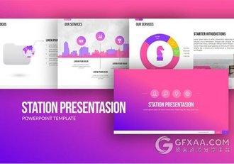 精美渐变色系多用途商务PPT模板 - 顶尖PPT