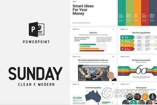 100种配色100页商务图形图标PPT模板 - 顶尖PPT