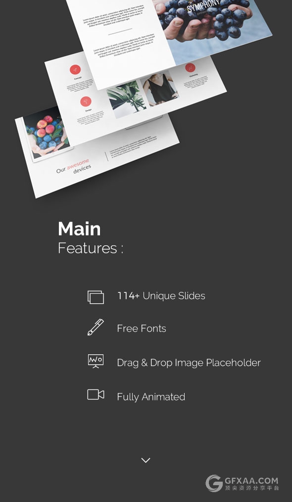 114页简约大气流行杂志风格PPT模板 - 顶尖PPT