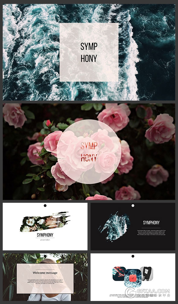 114页简约大气流行杂志风格PPT模板 - 顶尖PPT