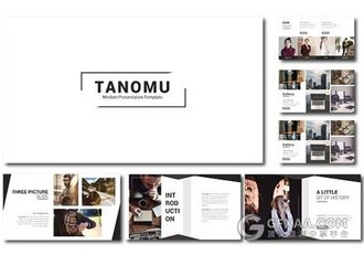 简约时尚杂志风格keynote模板 - 顶尖PPT