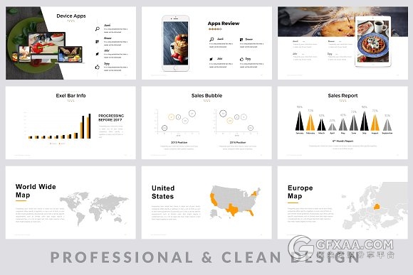 美味食物主题风格keynote模板 - 顶尖PPT