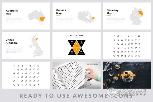 美味食物主题风格keynote模板 - 顶尖PPT