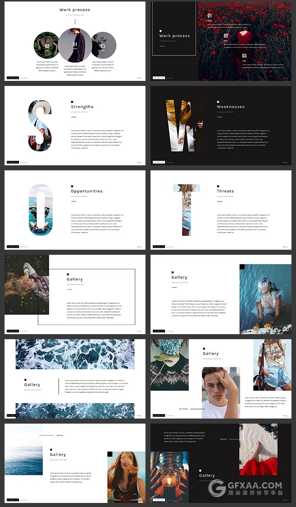 90页极简文艺风格多用途PPT模板 - 顶尖PPT