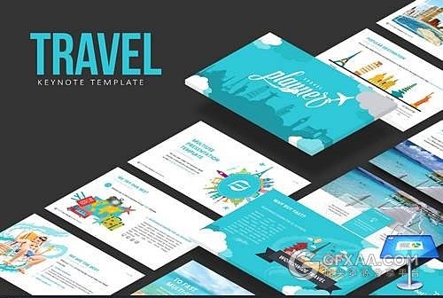 旅游度假介绍keynote模板 - 顶尖PPT