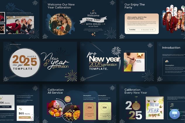 新年祝福活动策划keynote模板 - 顶尖PPT