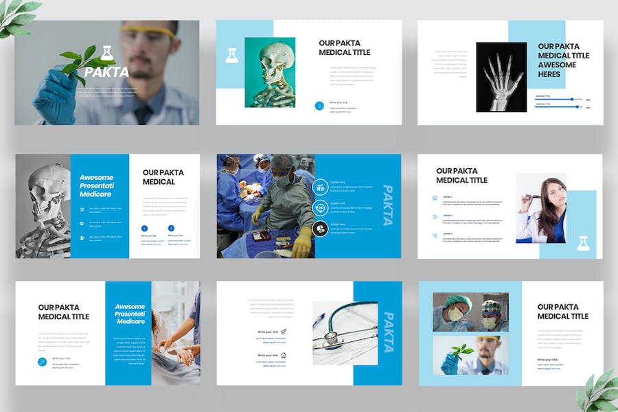 医疗诊疗讲述展示Keynote模板 - 顶尖PPT