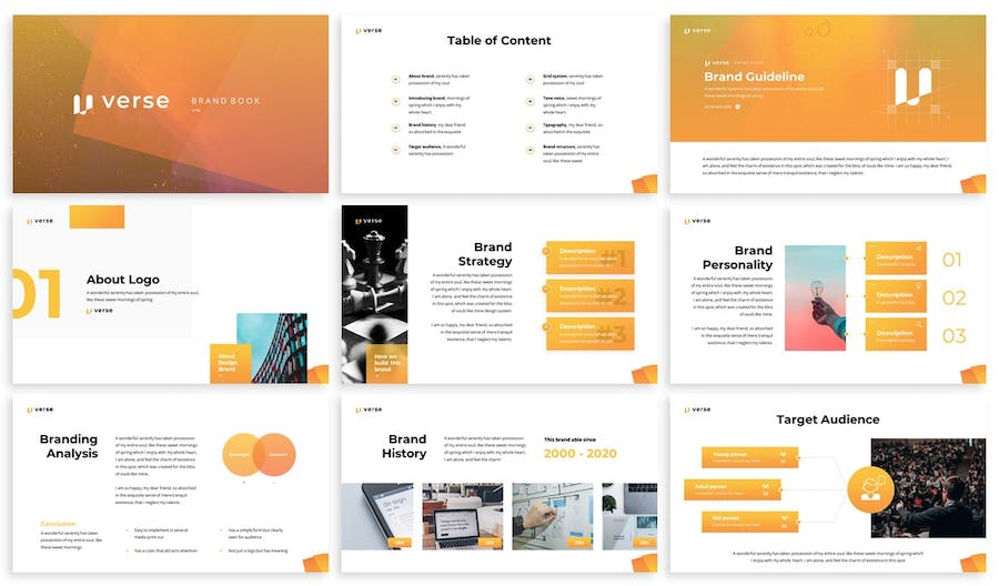 品牌手册设计规范建设PPT模板 - 顶尖PPT