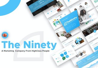 蓝色大气商业计划年计划总结多用途PPT模板 - 顶尖PPT