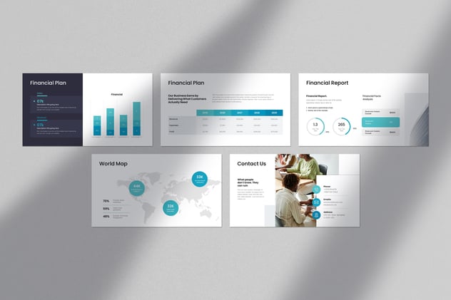 极简设计风格商业计划书PPT模板 - 顶尖PPT