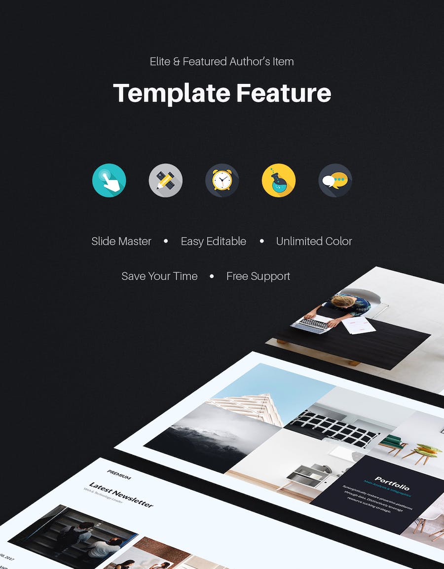 高端商务企业团队介绍通用keynote模板 - 顶尖PPT