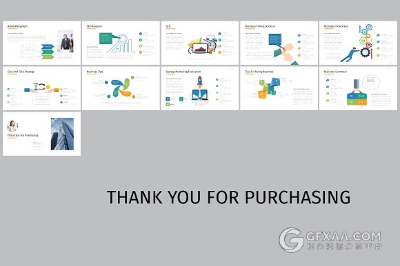 86页卡通人物商务多用途PPT模板 - 顶尖PPT