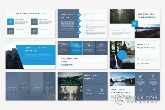 70页简约大气商务风格PPT模板 - 顶尖PPT