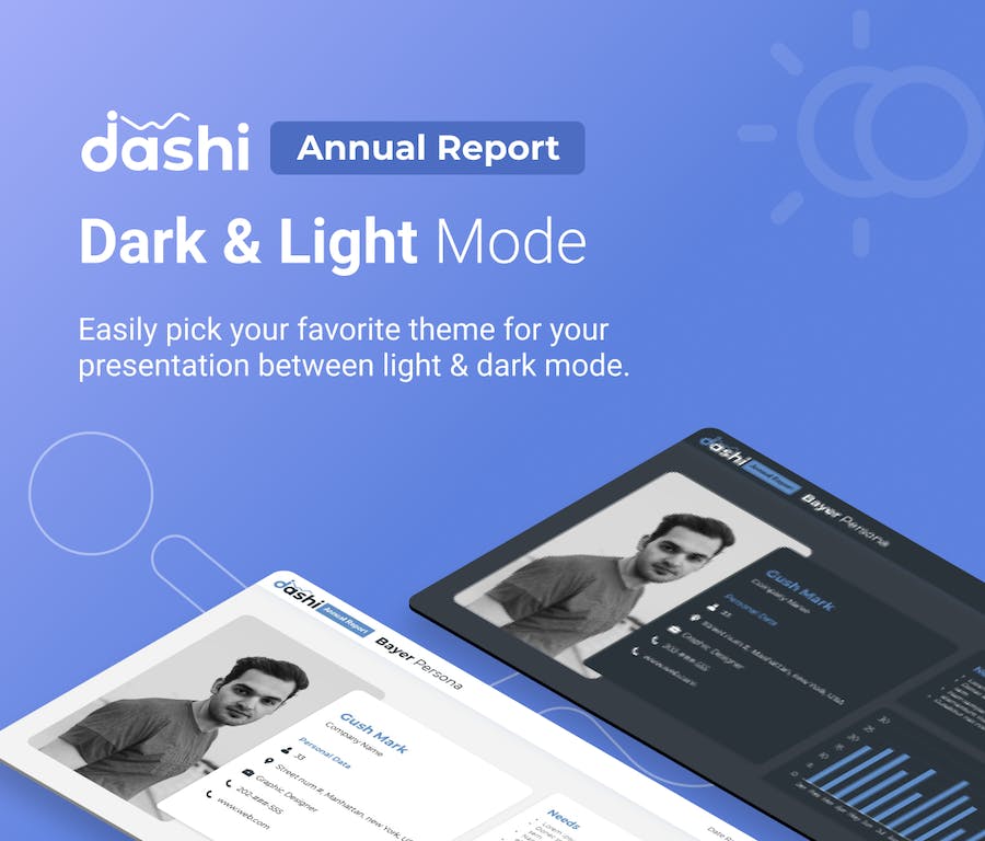 年度报告数据报表PPT模板 - 顶尖PPT