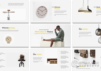 97页产品产品人物介绍PPT模板 - 顶尖PPT