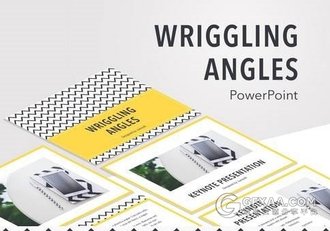 32页创意波浪线PPT模板 - 顶尖PPT