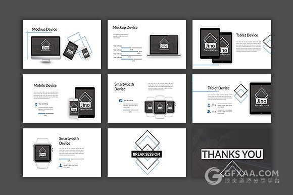 欧美简约文艺风格PPT模板 - 顶尖PPT