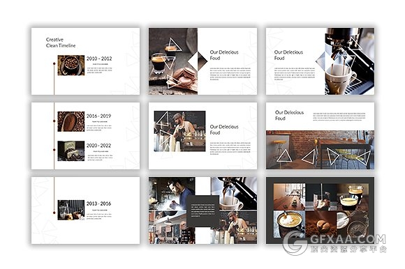 75页咖啡产品介绍多用途PPT模板 - 顶尖PPT