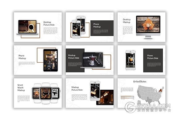 75页咖啡产品介绍多用途PPT模板 - 顶尖PPT