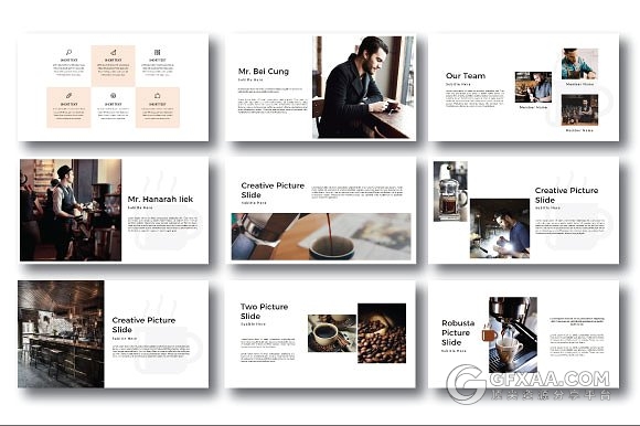 41页咖啡产品介绍业务合作洽谈PPT模板 - 顶尖PPT