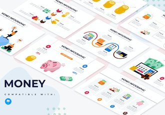 商业融资财务管理信息图形Keynote模板 - 顶尖PPT