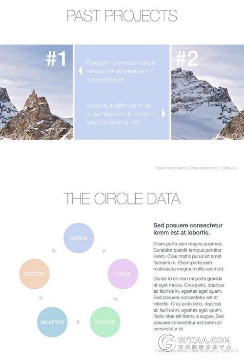 扁平化简约文艺风格keynote模板 - 顶尖PPT