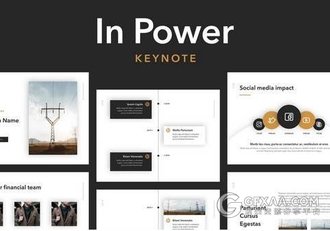 简约高端文艺风格keynote模板 - 顶尖PPT