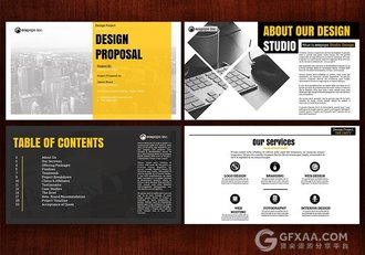 27页大标题杂志风格PPT模板 - 顶尖PPT