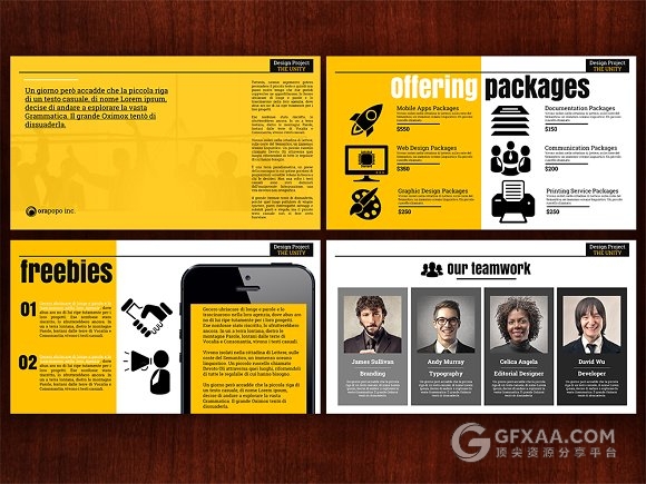 27页大标题杂志风格PPT模板 - 顶尖PPT