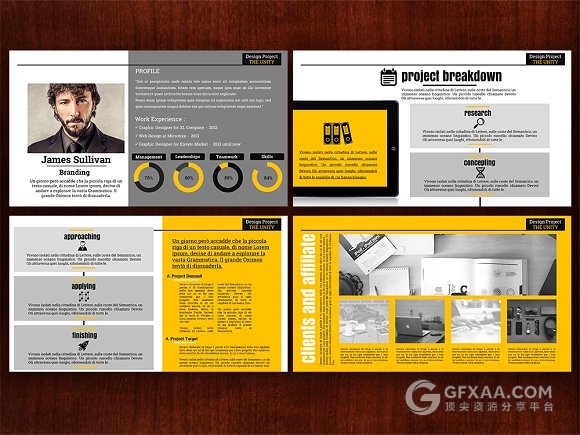 27页大标题杂志风格PPT模板 - 顶尖PPT