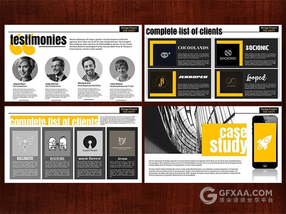 27页大标题杂志风格PPT模板 - 顶尖PPT