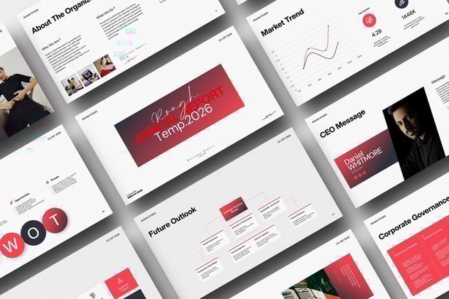 年度财务报告总结展示Keynote模板 - 顶尖PPT