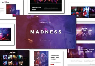 时尚流行风格keynote模板 - 顶尖PPT