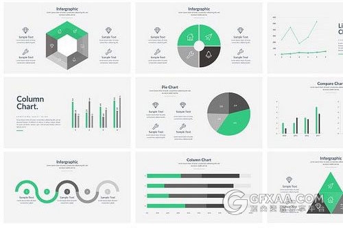 100页简约风格PPT模板 - 顶尖PPT